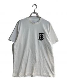 BURBERRY（バーバリー）の古着「ラバーロゴTシャツ」｜ホワイト