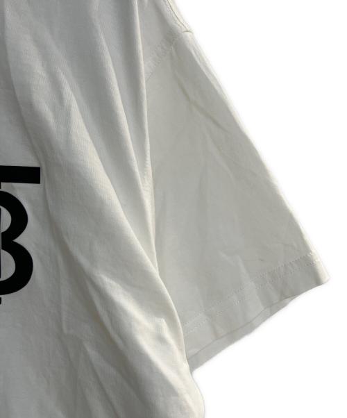 BURBERRY（バーバリー）BURBERRY (バーバリー) ラバーロゴTシャツ ホワイト サイズ:ＸＳの古着・服飾アイテム