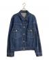 SCYEBASICS（サイベーシックス）の古着「Selvedge Denim Used Wash Trucker Jacket 2」｜インディゴ