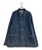 LEE×SCYE×UNITED ARROWSリー×サイ×ユナイテッドアローズ）の古着「LOCO JACKET/ユーズドウォッシュ カバーオール」｜インディゴ