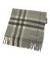 BURBERRY（バーバリー）の古着「カシミヤマフラー」｜グレー