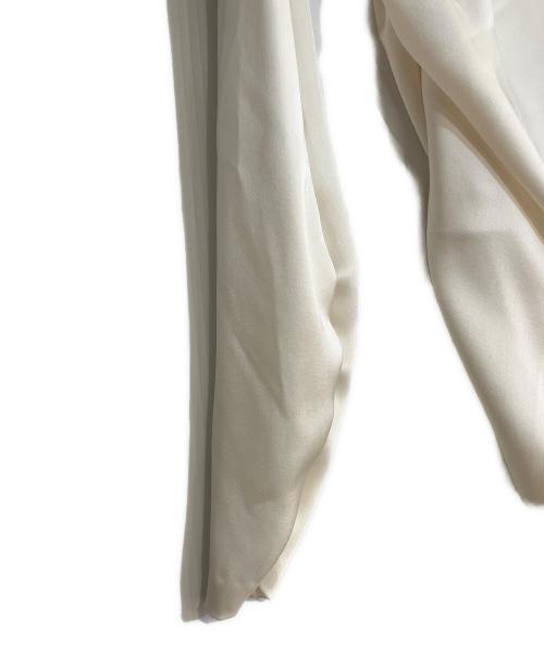 BEIGE（ベイジ）BEIGE (ベイジ) GINETTE シャーリングブラウス ベージュ サイズ:2 未使用品の古着・服飾アイテム
