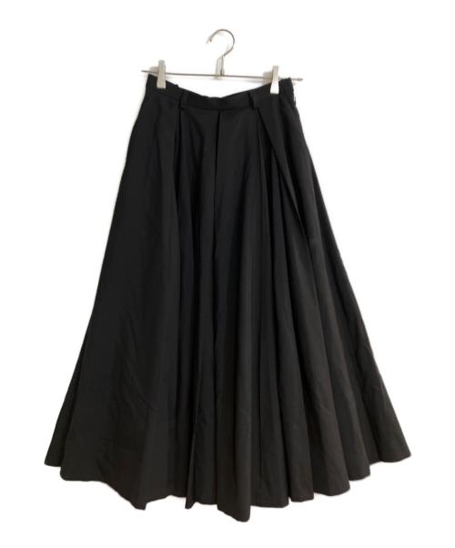 journal standard L'essage（ジャーナルスタンダード レサージュ）journal standard L'essage (ジャーナルスタンダード レサージュ) WOOLプリーツスカート ブラック サイズ:36の古着・服飾アイテム