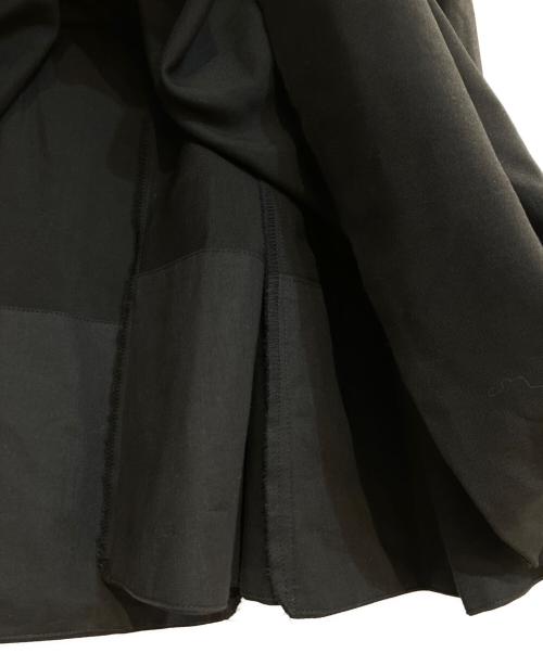 journal standard L'essage（ジャーナルスタンダード レサージュ）journal standard L'essage (ジャーナルスタンダード レサージュ) WOOLプリーツスカート ブラック サイズ:36の古着・服飾アイテム