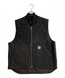 CarHartt.（カーハート）の古着「ARCTIC キルトライニング ダックベスト」｜ブラック
