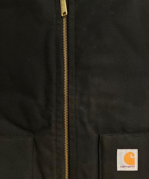CarHartt.（カーハート）CarHartt. (カーハート) ARCTIC キルトライニング ダックベスト ブラック サイズ:Ｌの古着・服飾アイテム