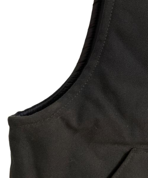 CarHartt.（カーハート）CarHartt. (カーハート) ARCTIC キルトライニング ダックベスト ブラック サイズ:Ｌの古着・服飾アイテム