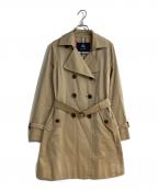 BURBERRY LONDONバーバリーロンドン）の古着「ノバクチェックトレンチコート」｜キャラメル