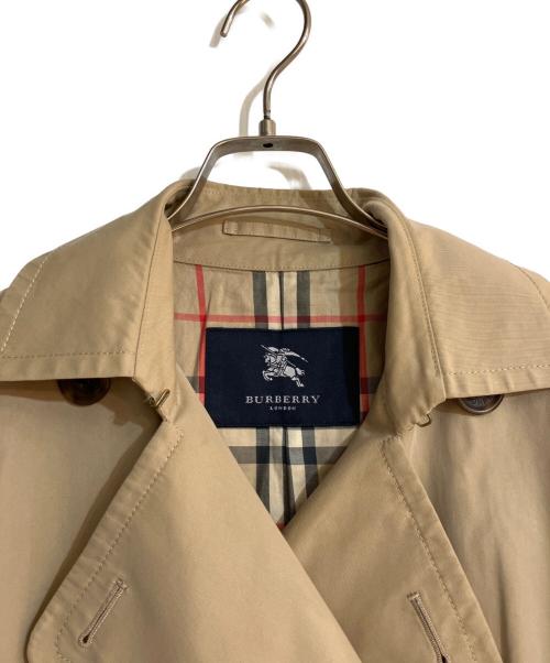 BURBERRY LONDON（バーバリーロンドン）BURBERRY LONDON (バーバリーロンドン) ノバクチェックトレンチコート キャラメル サイズ:11の古着・服飾アイテム