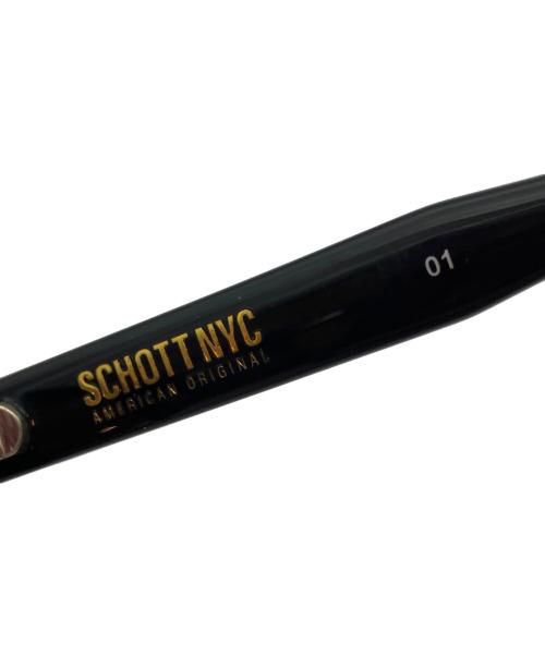 Schott NYC（ショット NYC）Schott NYC (ショット NYC) サングラス ブラック サイズ:47□23-145の古着・服飾アイテム