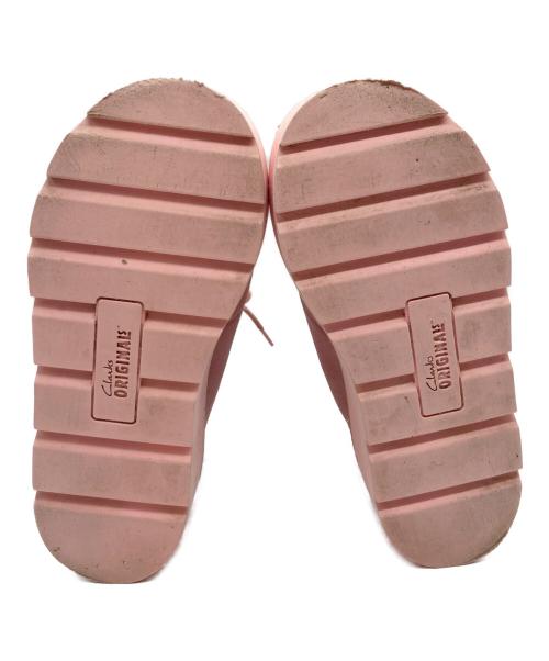 CLARKS ORIGINALS（クラークス オリジナルズ）CLARKS ORIGINALS (クラークス オリジナルズ) Meare Meare WB ELVTD Light Pink Sued ピンク サイズ:5 1/2の古着・服飾アイテム