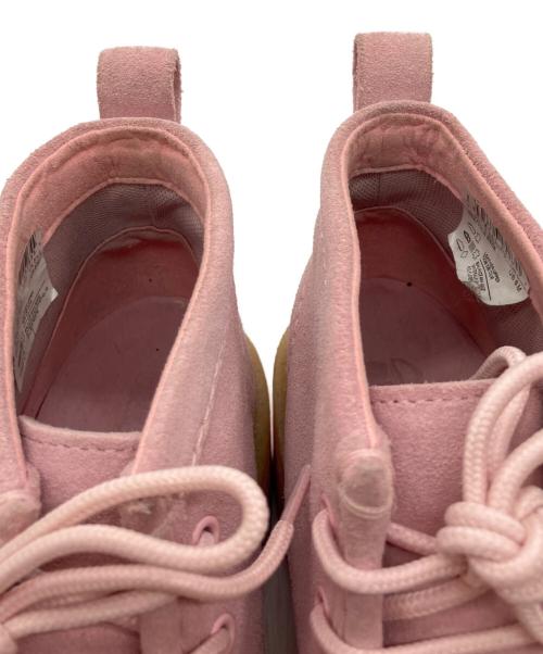 CLARKS ORIGINALS（クラークス オリジナルズ）CLARKS ORIGINALS (クラークス オリジナルズ) Meare Meare WB ELVTD Light Pink Sued ピンク サイズ:5 1/2の古着・服飾アイテム