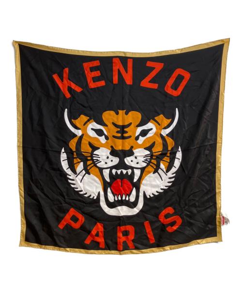 KENZO（ケンゾー）KENZO (ケンゾー) Lucky Tiger スカーフ/ラッキータイガー ブラックの古着・服飾アイテム