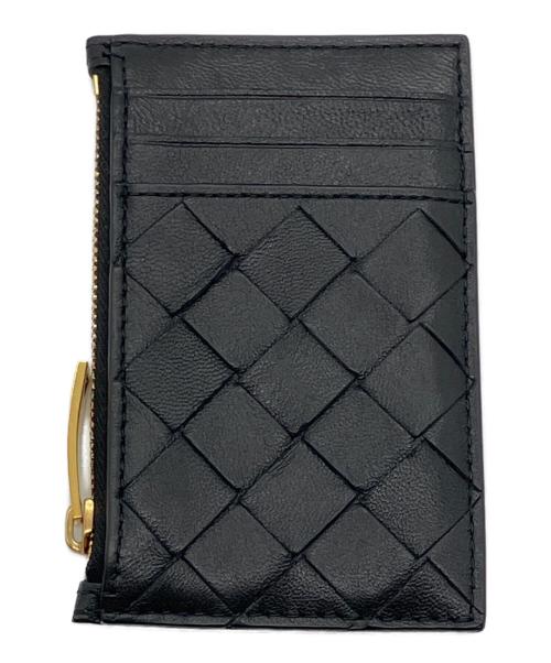 BOTTEGA VENETA（ボッテガベネタ）BOTTEGA VENETA (ボッテガベネタ) イントレチャートコインケース ブラック 未使用品の古着・服飾アイテム