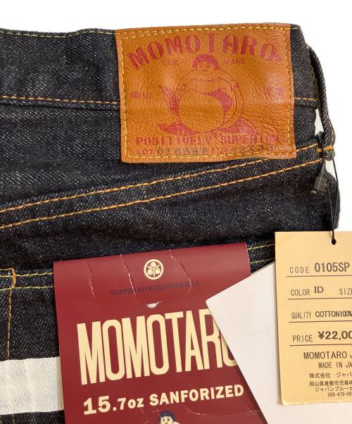 MOMOTARO JEANS（桃太郎ジーンズ）MOMOTARO JEANS (桃太郎ジーンズ) 特濃インディゴ出陣ナローテーパード インディゴ サイズ:W32 未使用品の古着・服飾アイテム