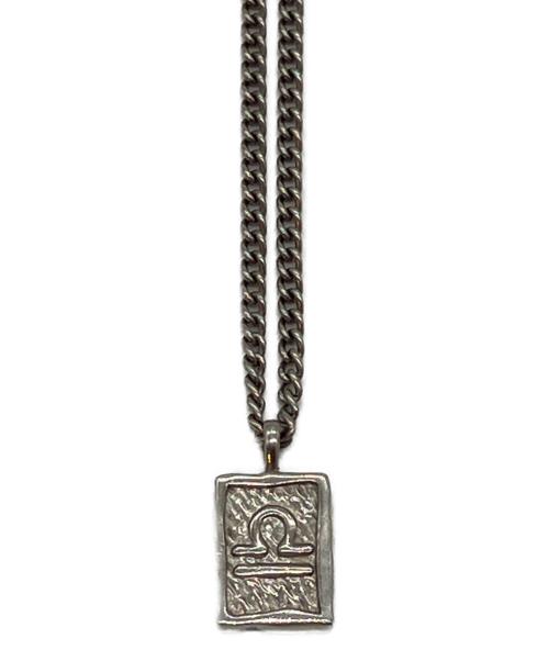 4℃ HOMME（ヨンドシーオムプラス）4℃ HOMME (ヨンドシーオムプラス) てんびん座モチーフネックレス シルバーの古着・服飾アイテム