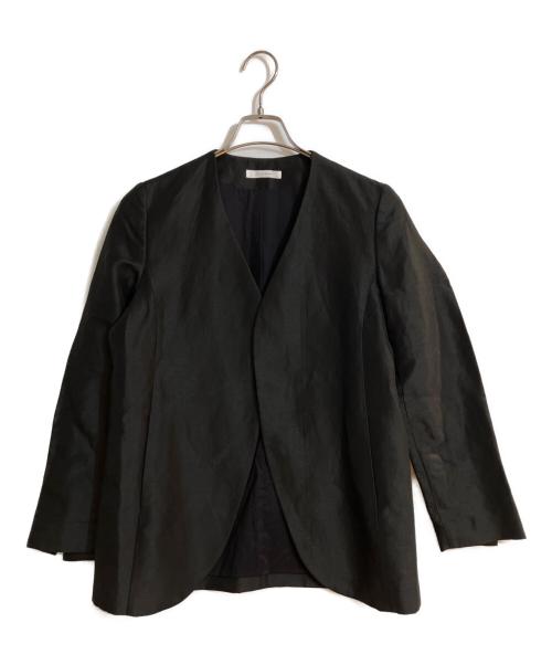 Plage（プラージュ）Plage (プラージュ) Shantung ジャケット/シャンタング　ジャケット ブラック サイズ:36の古着・服飾アイテム