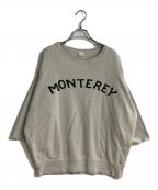 STAMMBAUMシュタンバウム）の古着「(F) H/S LOGO Sweat/ロゴスウェット」｜ベージュ
