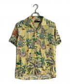 POLO RALPH LAURENポロ・ラルフローレン）の古着「ハワイアンプリントアロハシャツ」｜イエロー