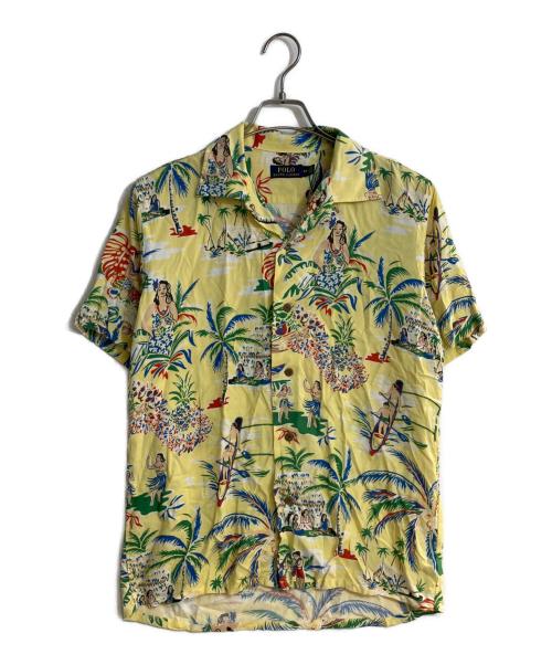 POLO RALPH LAUREN（ポロ・ラルフローレン）POLO RALPH LAUREN (ポロ・ラルフローレン) ハワイアンプリントアロハシャツ イエロー サイズ:Sの古着・服飾アイテム