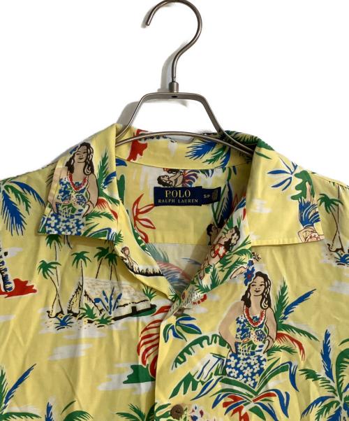 POLO RALPH LAUREN（ポロ・ラルフローレン）POLO RALPH LAUREN (ポロ・ラルフローレン) ハワイアンプリントアロハシャツ イエロー サイズ:Sの古着・服飾アイテム