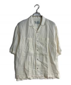 中古・古着通販】FLAX (フラックス) 長袖シャツ 90'sリネンシャツ
