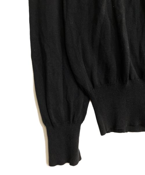 Vivienne Westwood（ヴィヴィアンウエストウッド）Vivienne Westwood (ヴィヴィアンウエストウッド) オーブ刺繍クルーネックニット ブラック サイズ:Sの古着・服飾アイテム