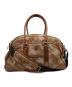 MARK&LONA（マークアンドロナ）の古着「Gauge Camo Boston Bag/ゲージ カモ ボストン バッグ」｜ベージュ