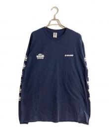 Tokyo Indians（トウキョウインディアンズ）の古着「ロングスリーブプリントカットソー」｜ネイビー