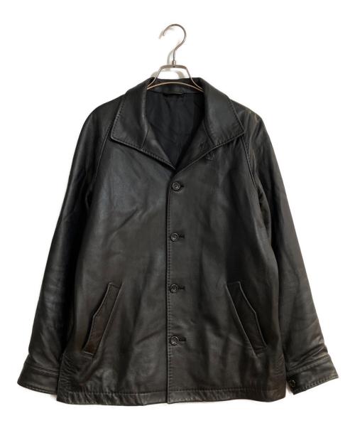 Paul Smith London（ポールスミスロンドン）Paul Smith London (ポールスミスロンドン) ラムレザージャケット ブラック サイズ:Mの古着・服飾アイテム