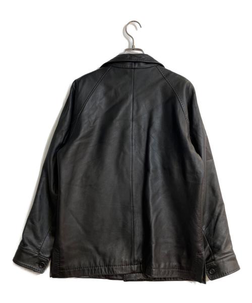 Paul Smith London（ポールスミスロンドン）Paul Smith London (ポールスミスロンドン) ラムレザージャケット ブラック サイズ:Mの古着・服飾アイテム