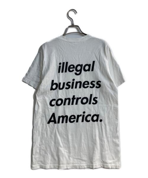 SUPREME（シュプリーム）SUPREME (シュプリーム) 05SS illegal business controls America Tee ホワイト サイズ:Mの古着・服飾アイテム