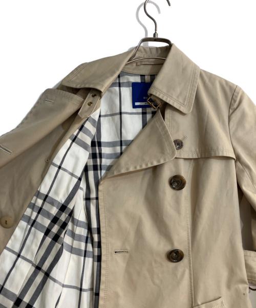 BURBERRY BLUE LABEL（バーバリー ブルー レーベル）BURBERRY BLUE LABEL (バーバリー ブルー レーベル) トレンチコート ベージュ サイズ:38の古着・服飾アイテム