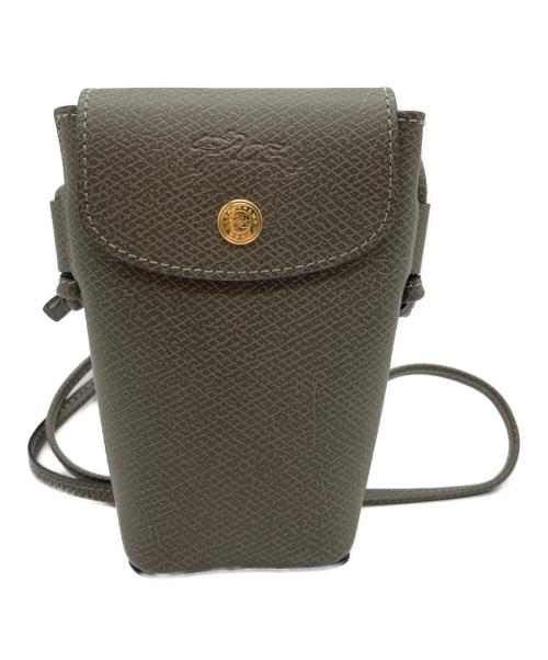 LONGCHAMP（ロンシャン）LONGCHAMP (ロンシャン) エピュレスマートフォンケース ブラウンの古着・服飾アイテム