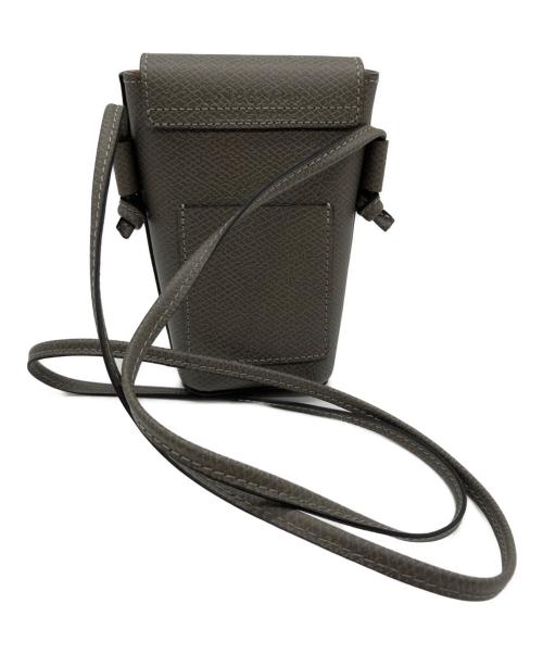 LONGCHAMP（ロンシャン）LONGCHAMP (ロンシャン) エピュレスマートフォンケース ブラウンの古着・服飾アイテム