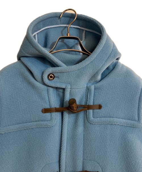 INVERTERE（インバーティア）INVERTERE (インバーティア) 25AW NEWTON ABBOT DUFFLE COAT REGULAR FIT ブルー サイズ:40の古着・服飾アイテム