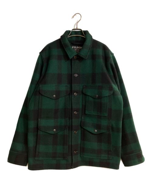 FILSON GARMENT（フィルソン ガーメント）FILSON GARMENT (フィルソン ガーメント) マッキーノクルーザージャケット グリーン サイズ:Mの古着・服飾アイテム