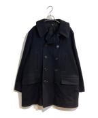 KAPTAIN SUNSHINEキャプテンサンシャイン）の古着「SUPER100’S PEA COAT/スーパー100ズ・ピー・コート」｜ネイビー