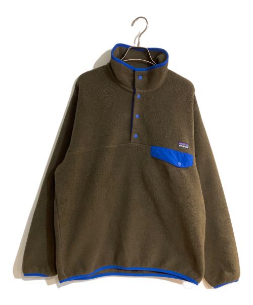 Patagonia（パタゴニア）Patagonia (パタゴニア) 13年メンズ・シンチラ・スナップT・プルオーバー ブラウン サイズ:Sの古着・服飾アイテム
