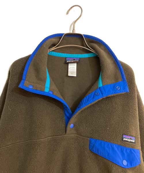 Patagonia（パタゴニア）Patagonia (パタゴニア) 13年メンズ・シンチラ・スナップT・プルオーバー ブラウン サイズ:Sの古着・服飾アイテム