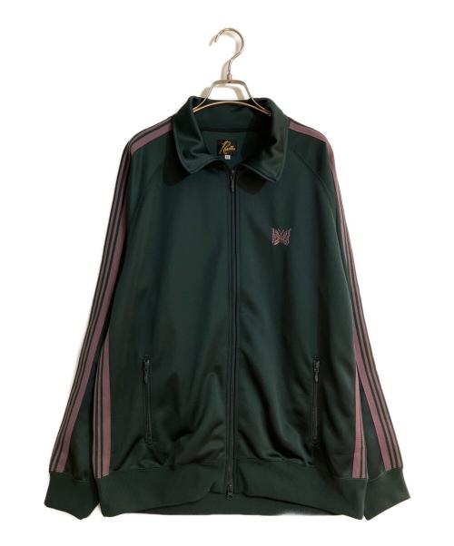 Needles（ニードルズ）Needles (ニードルズ) Track Jacket - Poly Smooth/トラックジャケット-ポリスムース グリーン サイズ:XLの古着・服飾アイテム