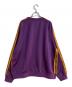 Needles (ニードルズ) Track Crew Neck Shirt ― Poly Smooth/トラッククルーネックシャツ-ポリスムース パープル サイズ:XL：12000円