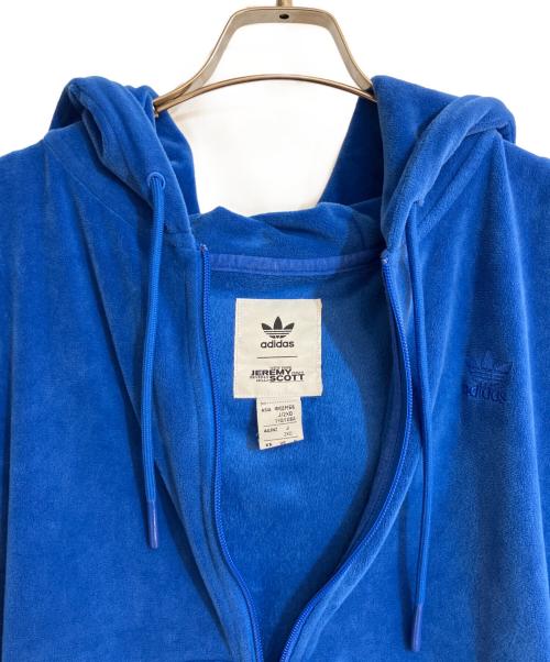 adidas Originals（アディダスオリジナル）adidas Originals (アディダスオリジナル) JEREMY SCOTT (ジェレミー スコット) FZ Hoodie Jeremy Scott/エフゼット フーディー ジェレミー・スコット ブルー サイズ:不明の古着・服飾アイテム
