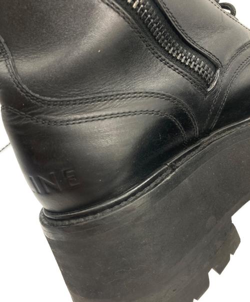 CELINE（セリーヌ）CELINE (セリーヌ) バルキーマックスレースアップブーツ ブラック サイズ:39の古着・服飾アイテム