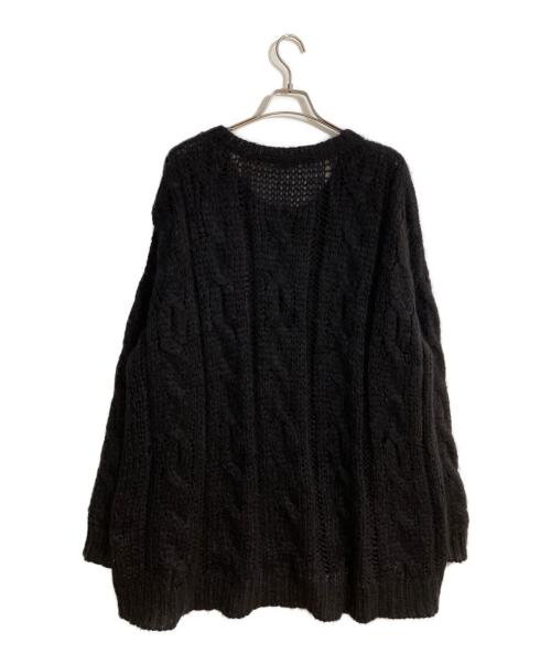 CELINE（セリーヌ）CELINE (セリーヌ) ボクシーアランモヘアニット ブラック サイズ:XLの古着・服飾アイテム