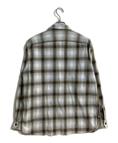 RRL（ダブルアールエル）RRL (ダブルアールエル) コットンシャドーチェックシャツ グリーン サイズ:XLの古着・服飾アイテム