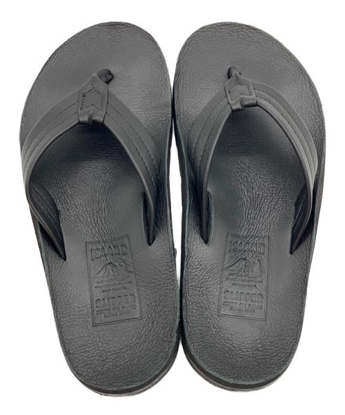 ISLAND SLIPPER（アイランドスリッパ）ISLAND SLIPPER (アイランドスリッパ) BEAMS別注ボリュームサンダル ブラック サイズ:7の古着・服飾アイテム