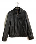 Schottショット）の古着「103US TRUCKER LEATHER JKT」｜ブラック