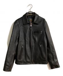 Schott（ショット）の古着「103US TRUCKER LEATHER JKT」｜ブラック