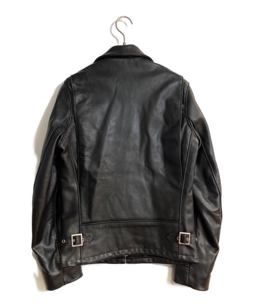Schott（ショット）Schott (ショット) 103US TRUCKER LEATHER JKT ブラック サイズ:34の古着・服飾アイテム
